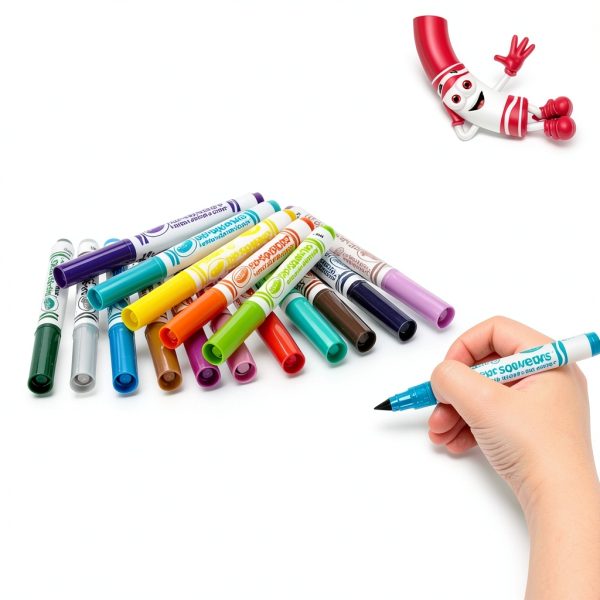 Crayola Pip Squeaks Skinnies Washable Markers Kids Coloring-4