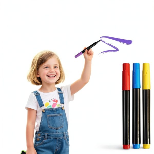 Timisigns Neon Markers 12 Pack Fluorescent Kids Coloring-1