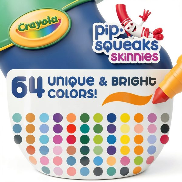 Crayola Pip Squeaks Skinnies Washable Markers Kids Coloring-2
