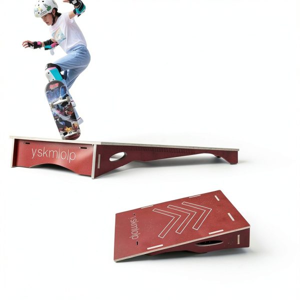 Wooden Skateboard Ramp by YSKMLOLP Sports & Outdoors-4