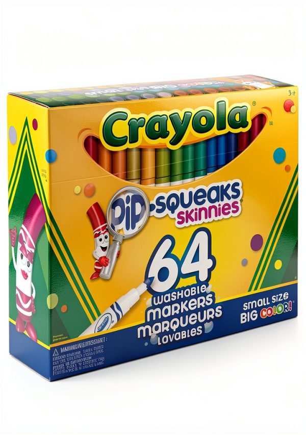 Crayola Pip Squeaks Skinnies Washable Markers Kids Coloring-3