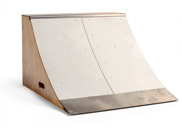 OC Ramps Quarter Pipe Skateboard Ramp Wood Design-3