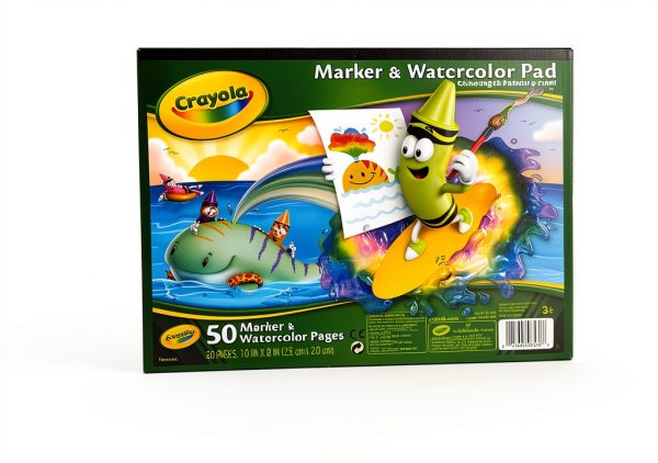 Crayola Watercolor Paper Pad 50 Sheets 8x10 Kids Art-2