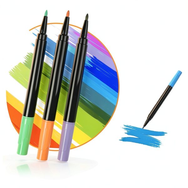 Timisigns Neon Markers 12 Pack Fluorescent Kids Coloring-4