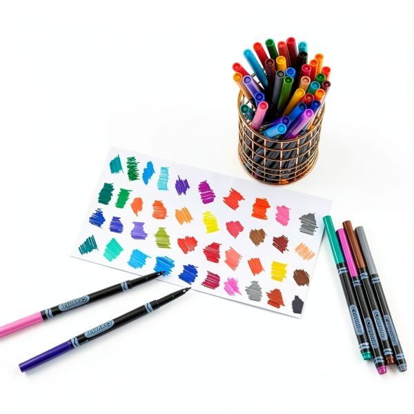 Crayola Fine Tip Markers 40 Colors for Adults-4