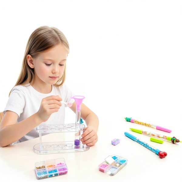 MOMUSE DIY Glitter Pen Craft Kit for Kids Fantasy Theme-1