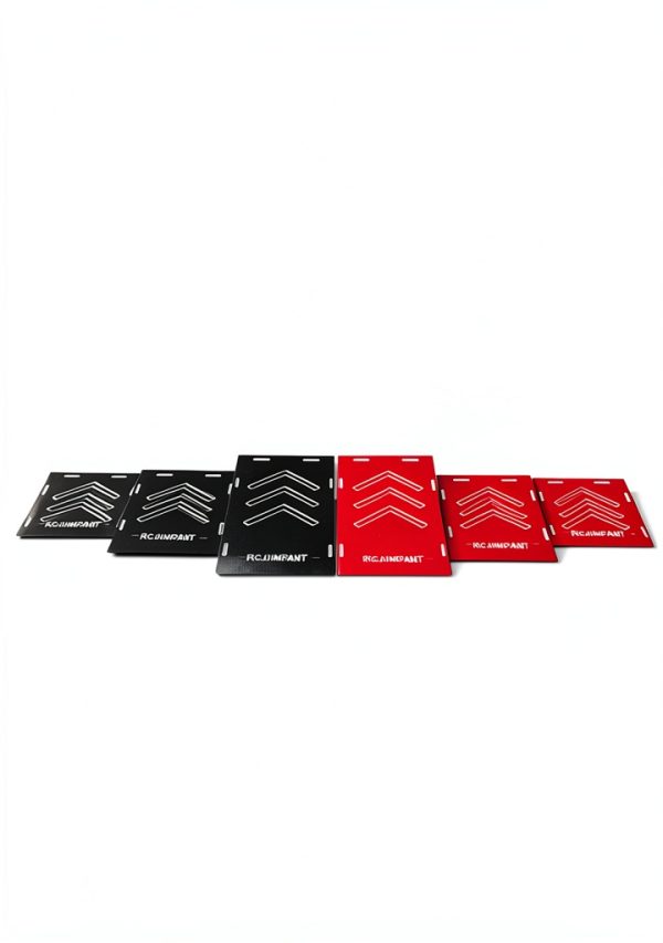 RCJUMPANT Skateboard Ramp Black Wood 35L x 23.3W x 8.7H-5
