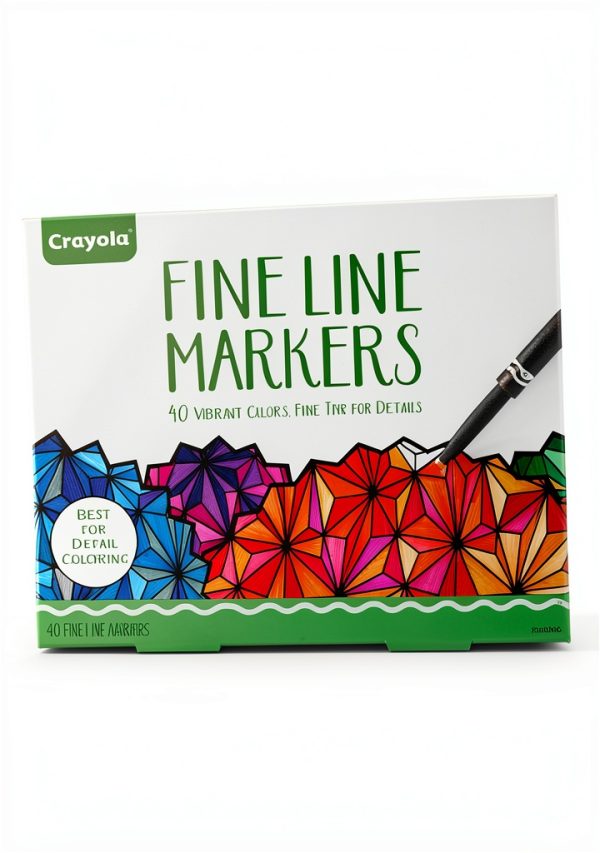 Crayola Fine Tip Markers 40 Colors for Adults-3