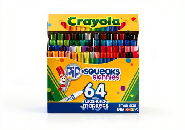 Crayola Pip Squeaks Skinnies Washable Markers Kids Coloring-7
