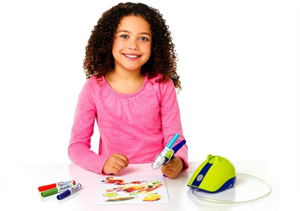 Crayola Air Marker Sprayer Set Washable Art Kit for Kids-4