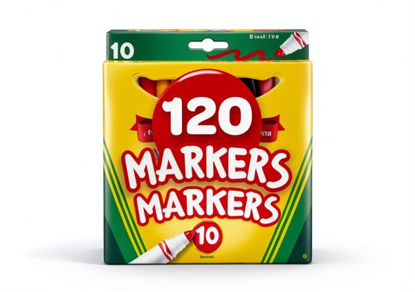 Crayola Markers Bulk 10 Count Pack for Classroom-1