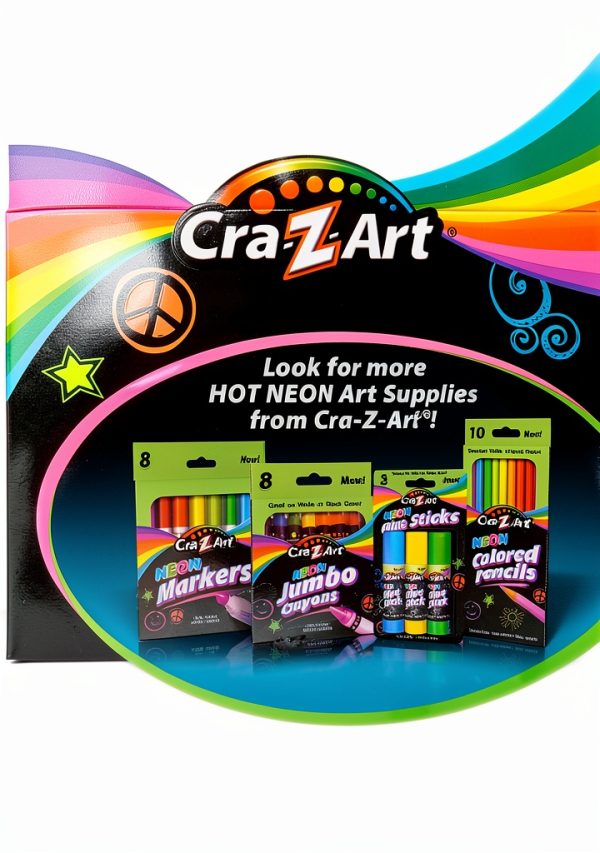 Cra-Z-Art Broadline Markers 8 Colors Kids Coloring Pens-3