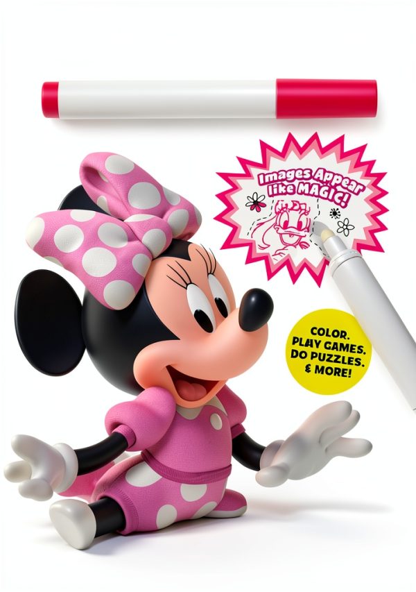 Bendon Disney Minnie Mouse Coloring Book Reusable Activities-0