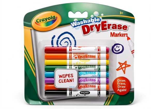 Crayola Dry Erase Markers Bold Colors Kids-0