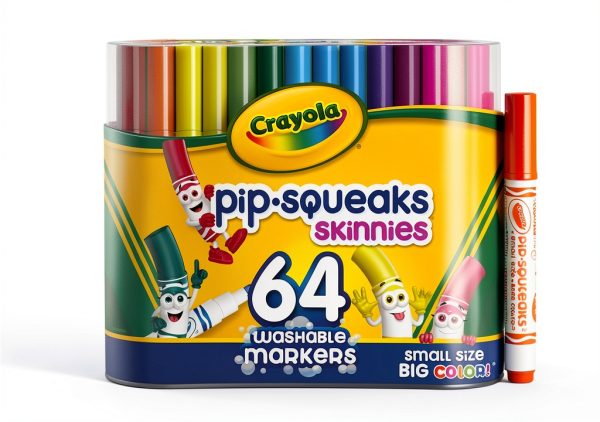 Crayola Pip Squeaks Skinnies Washable Markers Kids Coloring-1