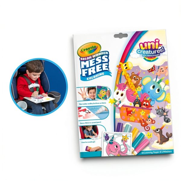 Crayola Color Wonder Unicreatures Mess Free Coloring Kit-4