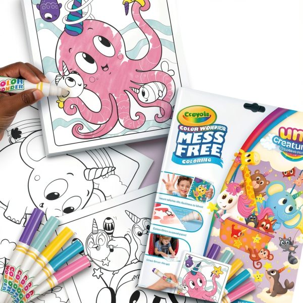 Crayola Color Wonder Unicreatures Mess Free Coloring Kit-5