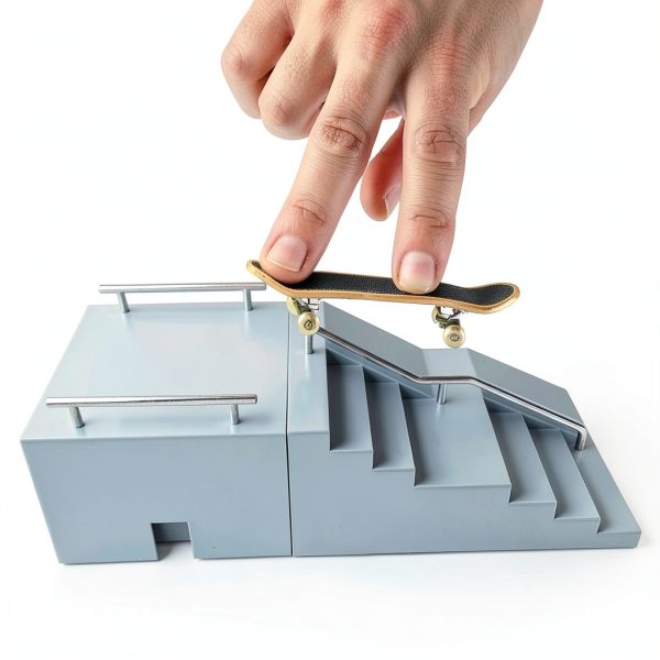 Finger Skateboard Ramp Luwecf Mini Portable Alloy-1