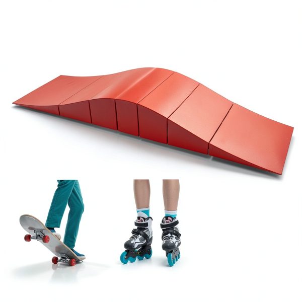 ZOUXIKOU Skateboard Ramp ABS Plastic Beginners-1