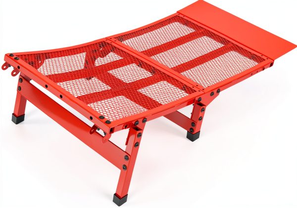 Reniecy Red Alloy Steel Skateboard Jump Ramp-2