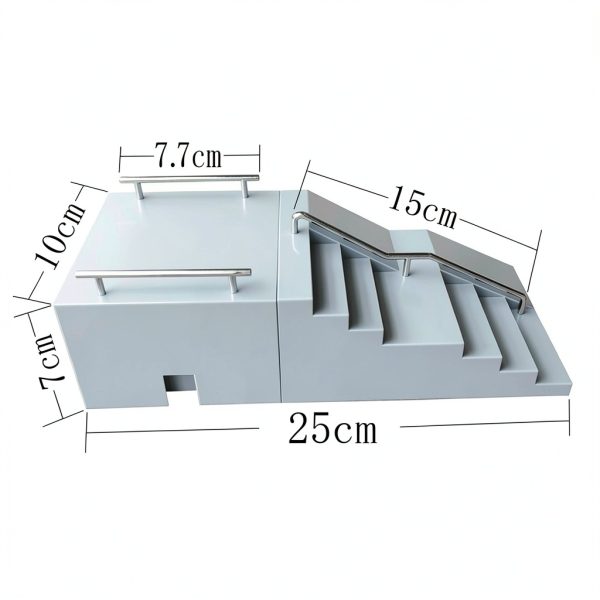 Finger Skateboard Ramp Luwecf Mini Portable Alloy-3