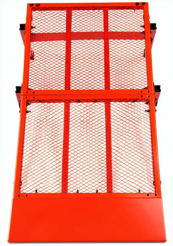 Reniecy Red Alloy Steel Skateboard Jump Ramp-8