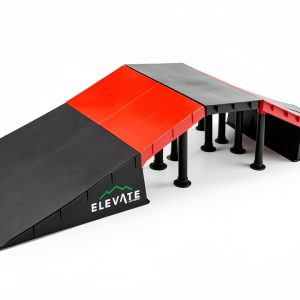 Elevate Outdoor Red Skateboard Ramp Polypropylene-0