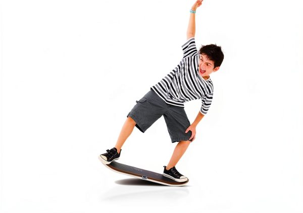 ZOUXIKOU Skateboard Ramp ABS Plastic Beginners-0