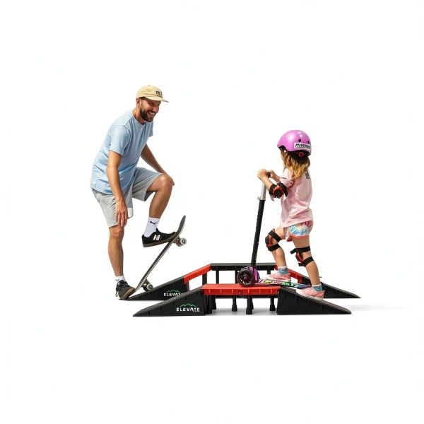 Elevate Outdoor Skateboard Ramp Polypropylene-4