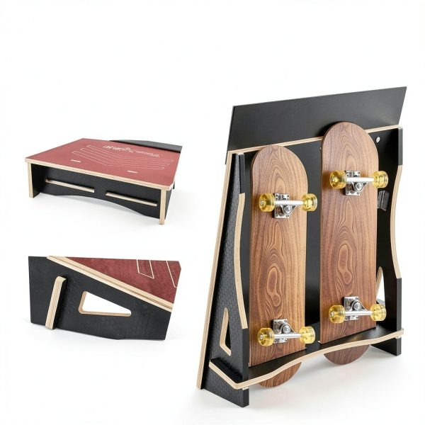 Yes4All Blue Wool Skateboard Ramp Rack-2