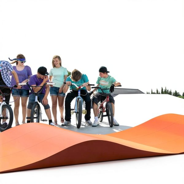 ZOUXIKOU Skateboard Ramp ABS Plastic Beginners-5