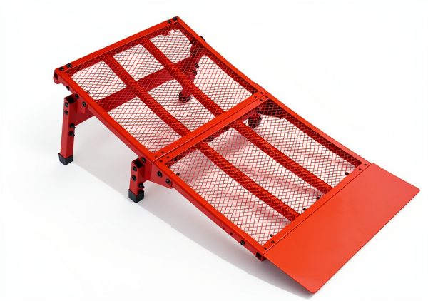 Reniecy Red Alloy Steel Skateboard Jump Ramp-1