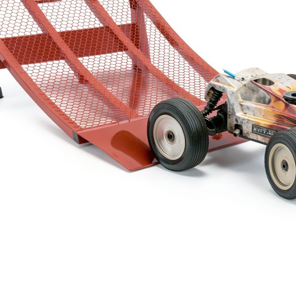 BMX Jump Ramp DOLEMODUO Iron Skateboard Ramp Red-2