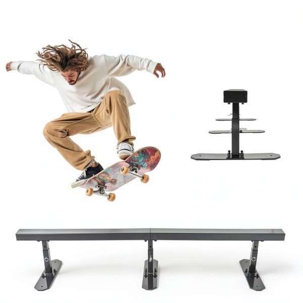 HECASA Skateboard Ramp Steel Powder Coated 72in-3