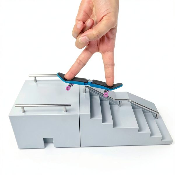 Finger Skateboard Ramp Luwecf Mini Portable Alloy-4