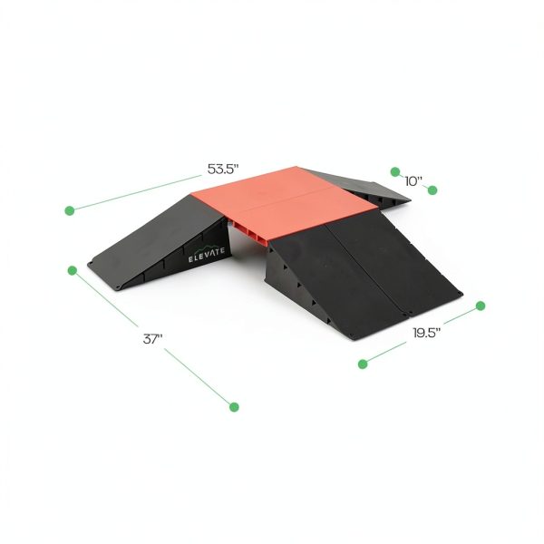 Elevate Outdoor Skateboard Ramp Polypropylene-3