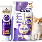 Cat Toothbrush Kit VVHOMIFE - Coconut Chicken Flavor, 2.5 oz-0