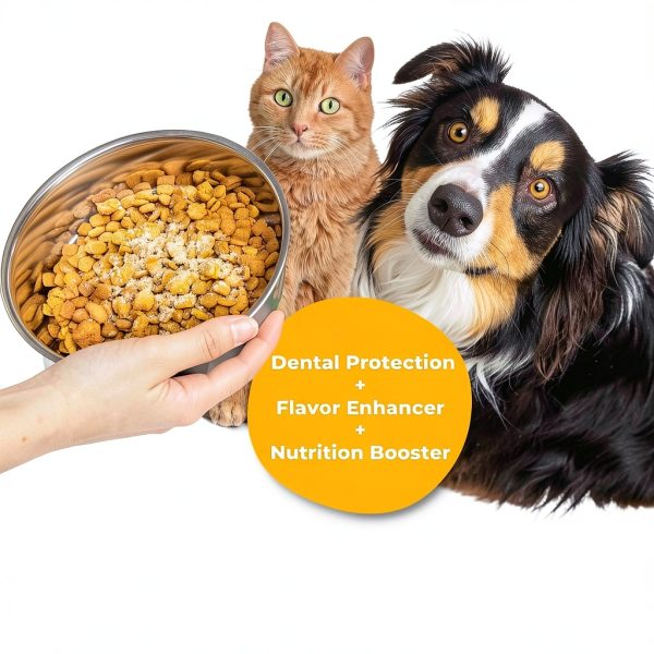 Tartar Shield Dental Sprinkles Human-Grade Beef Topper for Dogs & Cats-1