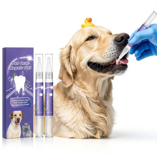 Pet Oral Repair Gel by Vizela 6 Pack Care for Dogs & Cats,Fresh Breath-2