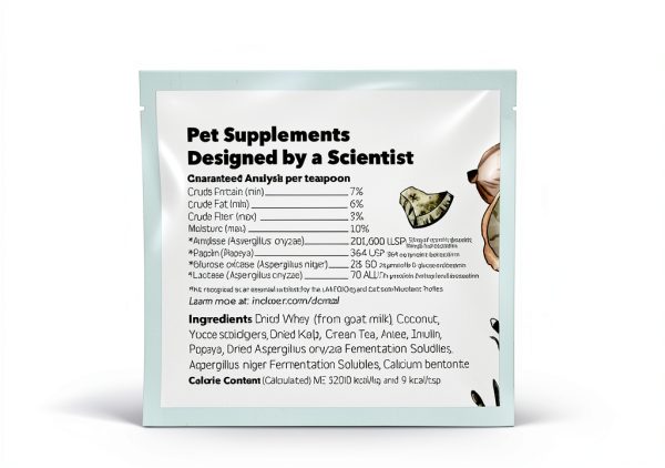 InClover Dog and Cat Dental Powder for Teeth Cleaning and Enamel and Gum Health, Natural Pet Supplement, Breath Freshener - Naturally Flush Away Tartar, No Brushing Necessary-2