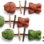Fish Bone Cat Toy by Purrident Natural Wooden Dental Chew with Catnip-0