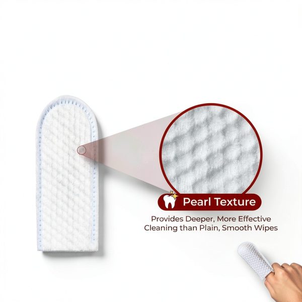 Pets & Pupps Dog Teeth Cleaning Wipes, Cats & Dogs Tooth Brushing Kit to Remove Plaque & Tartar Buildup, Dog Toothbrush and Toothpaste Alternative for Dog Breath Freshener & Dental Care, Unscented-4