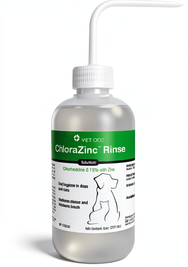 Vet One ChloraZinc Rinse 8 oz Dental Rinse for Cats Palatable Formula-0