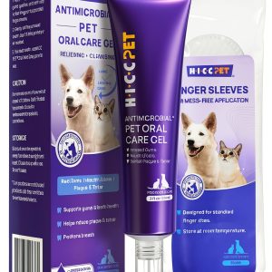 HICC PET Teeth Cleaning Gel for Dogs & Cats - Vet Recommended 2 Fl Oz-0
