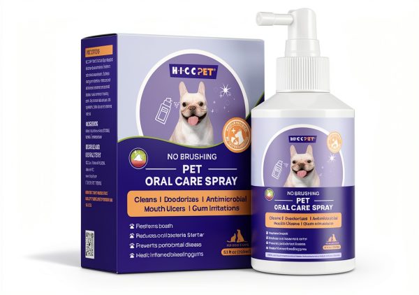 HICC PET Dog Dental Care Spray, Vet-Recommended Breath Freshener & Teeth Cleaning Spray, Eliminate Bad Breath, Relieve Gum Redness & Infections, Reduce Plaque & Tartar, No Brushing, 5.1 Fl Oz-0