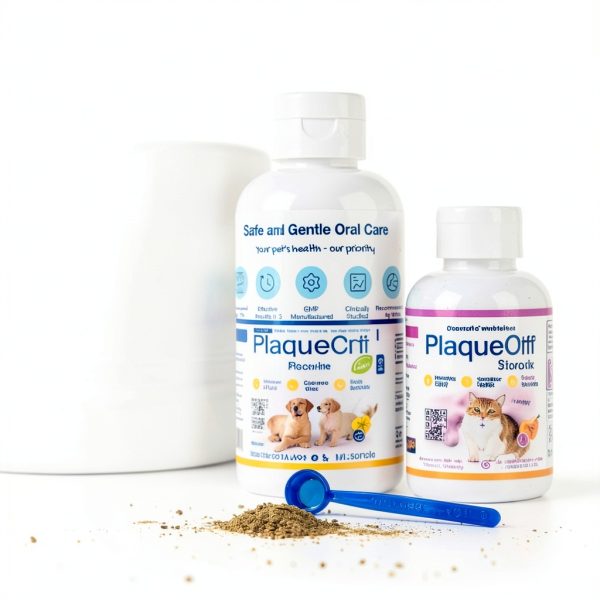 ProDen PlaqueOff Powder for Pets - Cat & Dog Breath Freshener - Plaque & Tartar Remover for Pet Oral Care - 60g-1