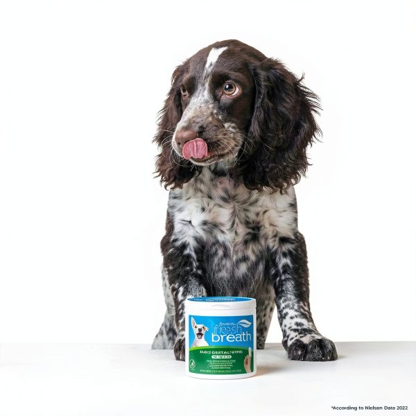 Dog Dental Wipes TropiClean Fresh Breath Tartar Remover 50 Count-1