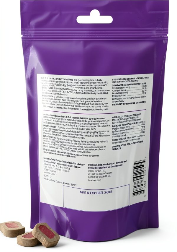 Virbac CET IntelliDent Cat Bites Dental Treats Chicken Flavor 90pcs-1