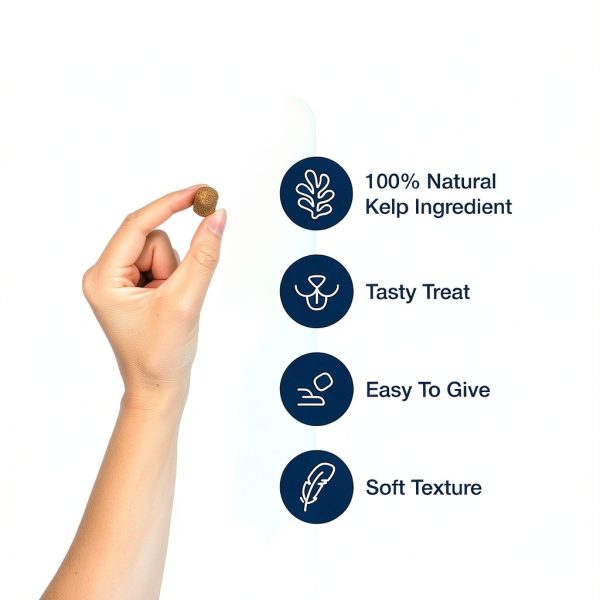 ProDen PlaqueOff Soft Chews with Organic Kelp - for Small & Medium Breed Dogs & Cats - Supports Normal, Healthy Teeth, Gums, and Breath Odor in Dogs & Cats - 45 Soft Chews-1