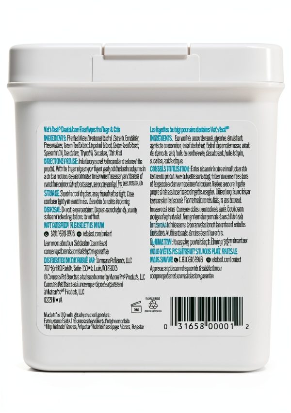 Vet's Best Finger Dental Wipes for Dogs & Cats – 50 Count Oral Care-7